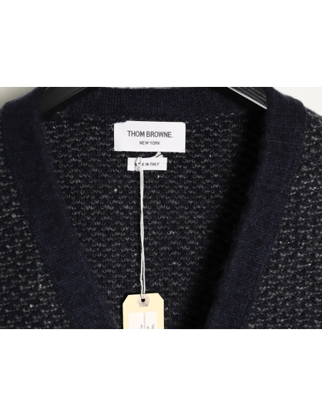 Thom Browne Textured Knit Cardigan TSK1,Thom Browne