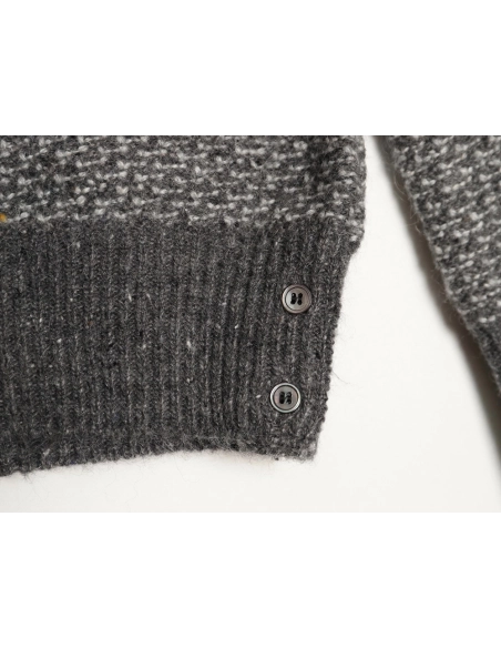 Thom Browne textured knit collared sweater,Thom Browne