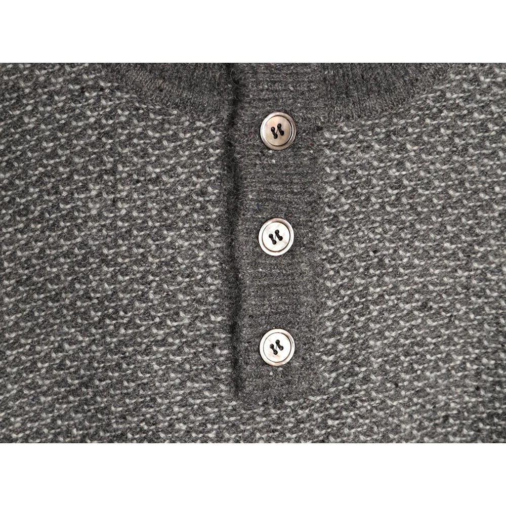 Thom Browne textured knit collared sweater,Thom Browne