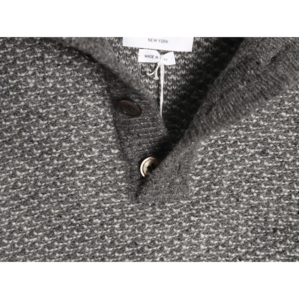 Thom Browne textured knit collared sweater,Thom Browne