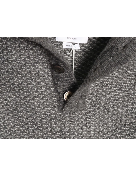 Thom Browne textured knit collared sweater,Thom Browne