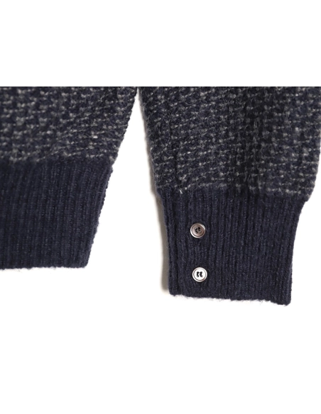 Thom Browne textured knit collared sweater TSK1,Thom Browne