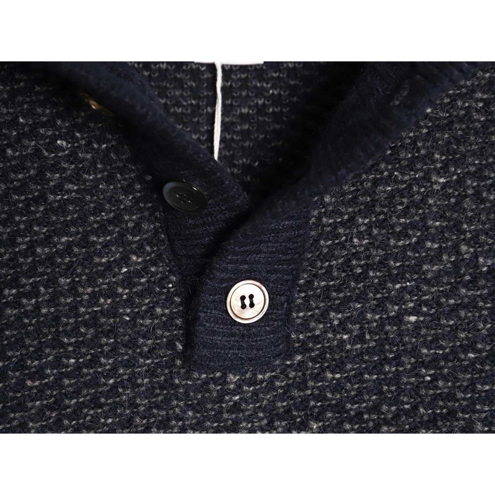 Thom Browne textured knit collared sweater TSK1,Thom Browne