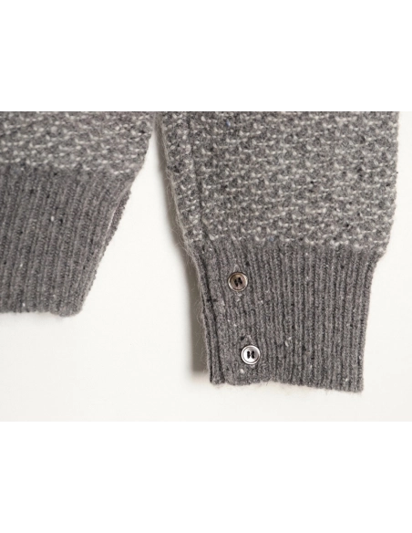 Thom Browne Textured Knit Crewneck Sweater,Thom Browne