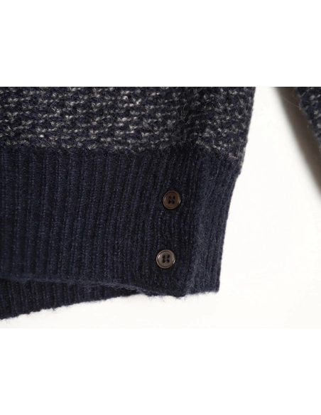 Thom Browne Textured Knit Crewneck Sweater TSK1,Thom Browne