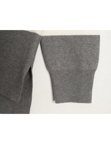 Thom Browne wide striped knit cardigan sweater,Thom Browne