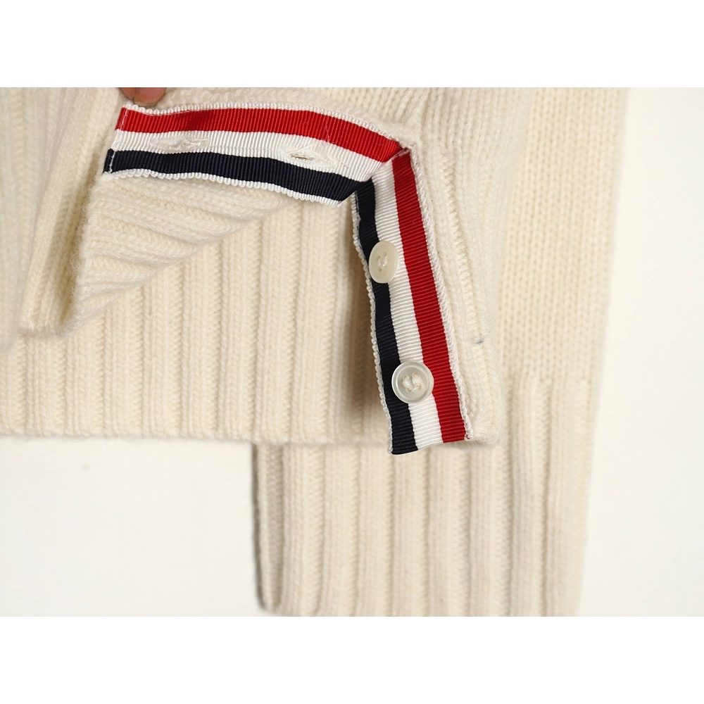 Thom Browne Rose-Embroidered Australian Wool Hooded Jacket,Thom Browne