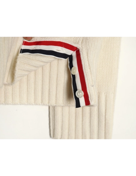 Thom Browne Rose-Embroidered Australian Wool Hooded Jacket,Thom Browne