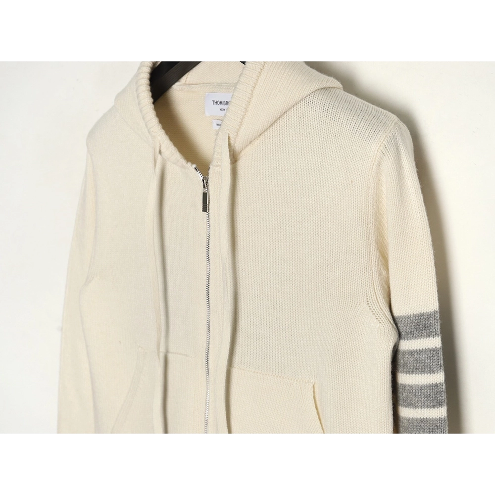 Thom Browne Rose-Embroidered Australian Wool Hooded Jacket,Thom Browne