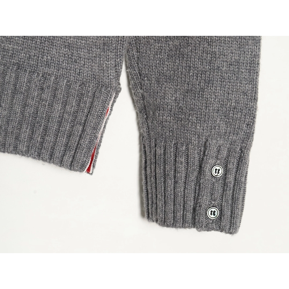 Thom Browne Rose-Embroidered Australian Wool Hooded Jacket TSK1,Thom Browne