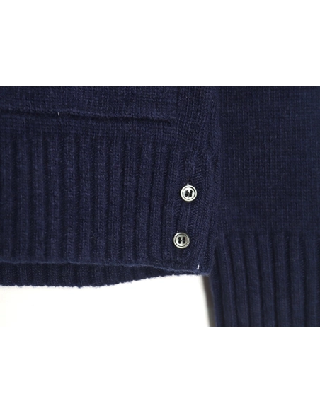 Thom Browne Rose-Embroidered Australian Wool Hooded Jacket TSK2,Thom Browne