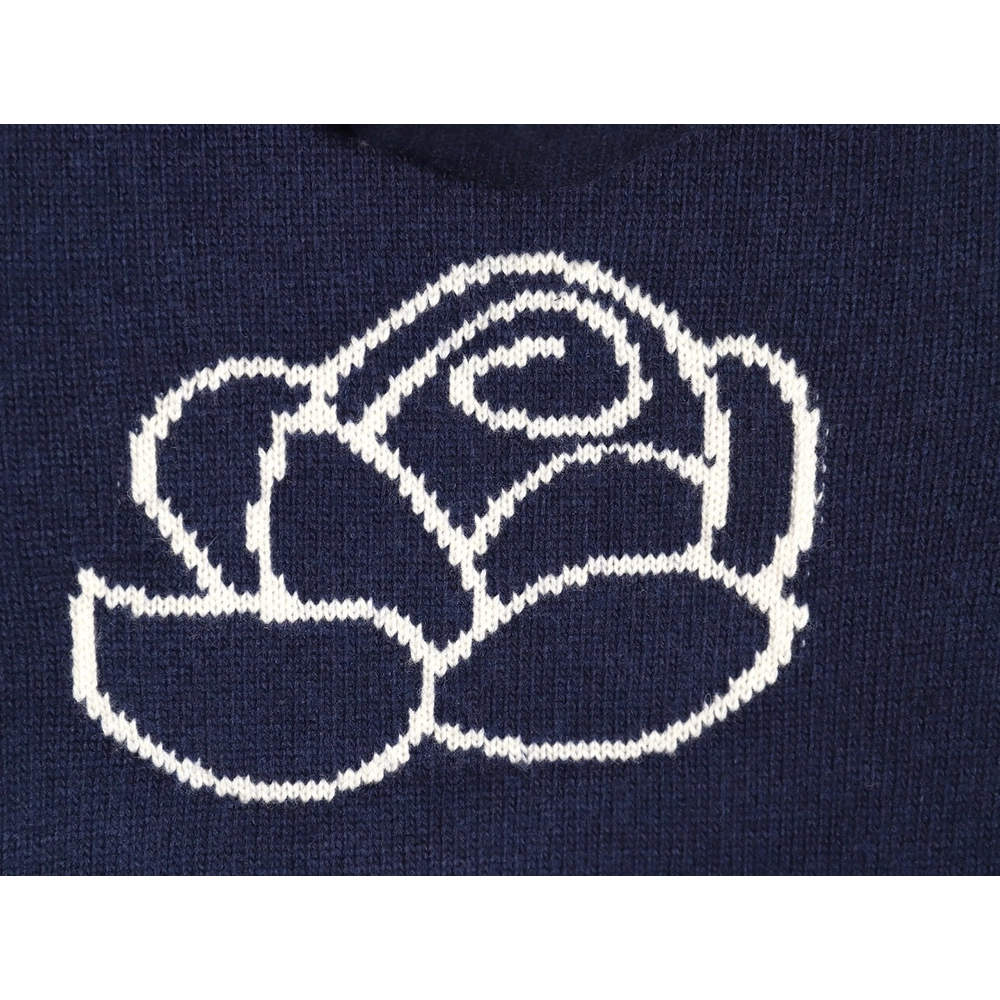 Thom Browne Rose-Embroidered Australian Wool Hooded Jacket TSK2,Thom Browne