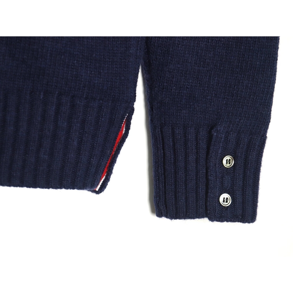 Thom Browne Rose-Embroidered Australian Wool Hooded Jacket TSK2,Thom Browne