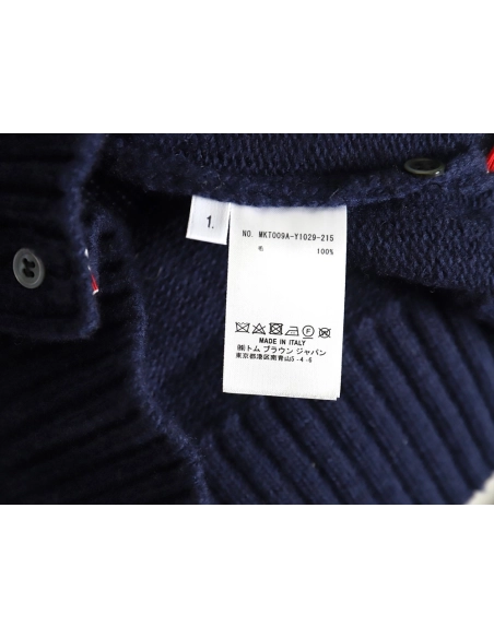 Thom Browne Rose-Embroidered Australian Wool Hooded Jacket TSK2,Thom Browne