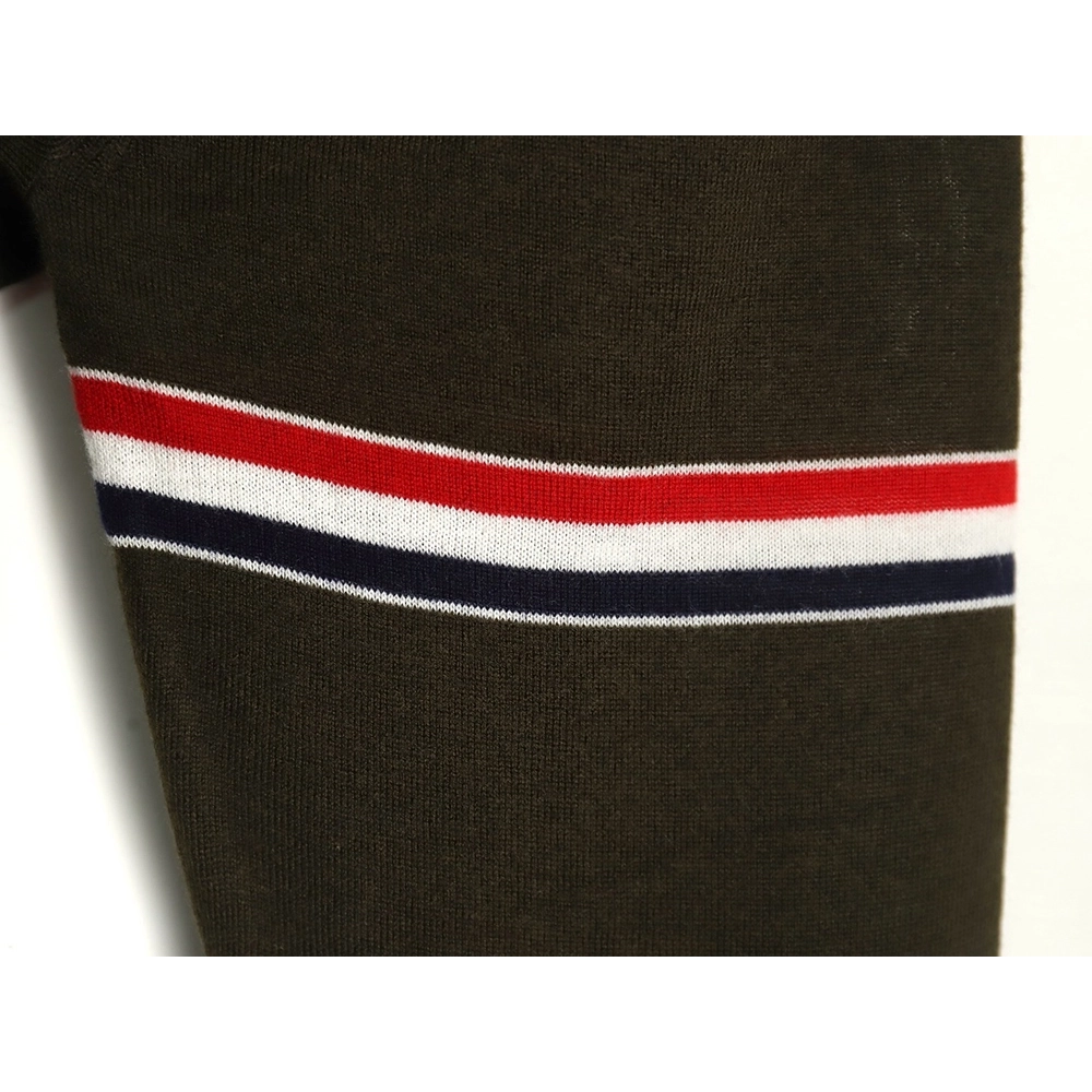Thom Browne sleeve patch Australian wool collar cardigan,Thom Browne