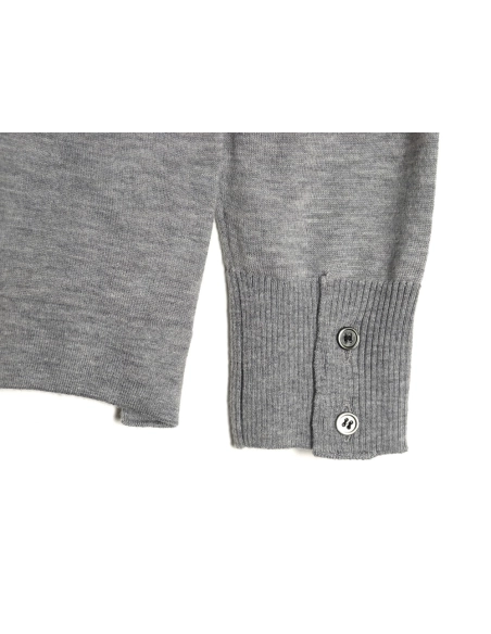 Thom Browne sleeve patch Australian wool collar cardigan TSK1,Thom Browne