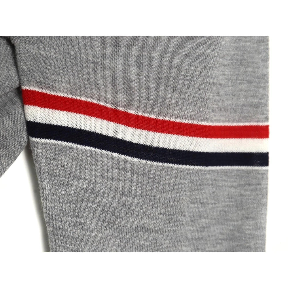 Thom Browne sleeve patch Australian wool collar cardigan TSK1,Thom Browne