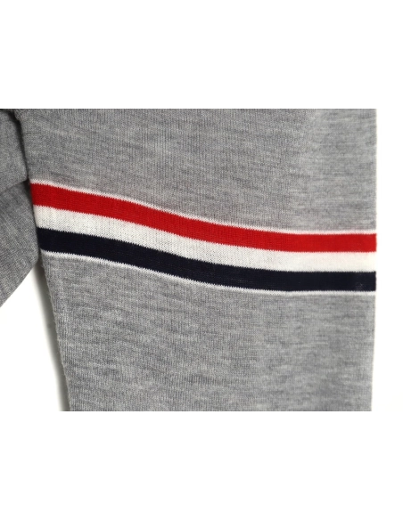 Thom Browne sleeve patch Australian wool collar cardigan TSK1,Thom Browne