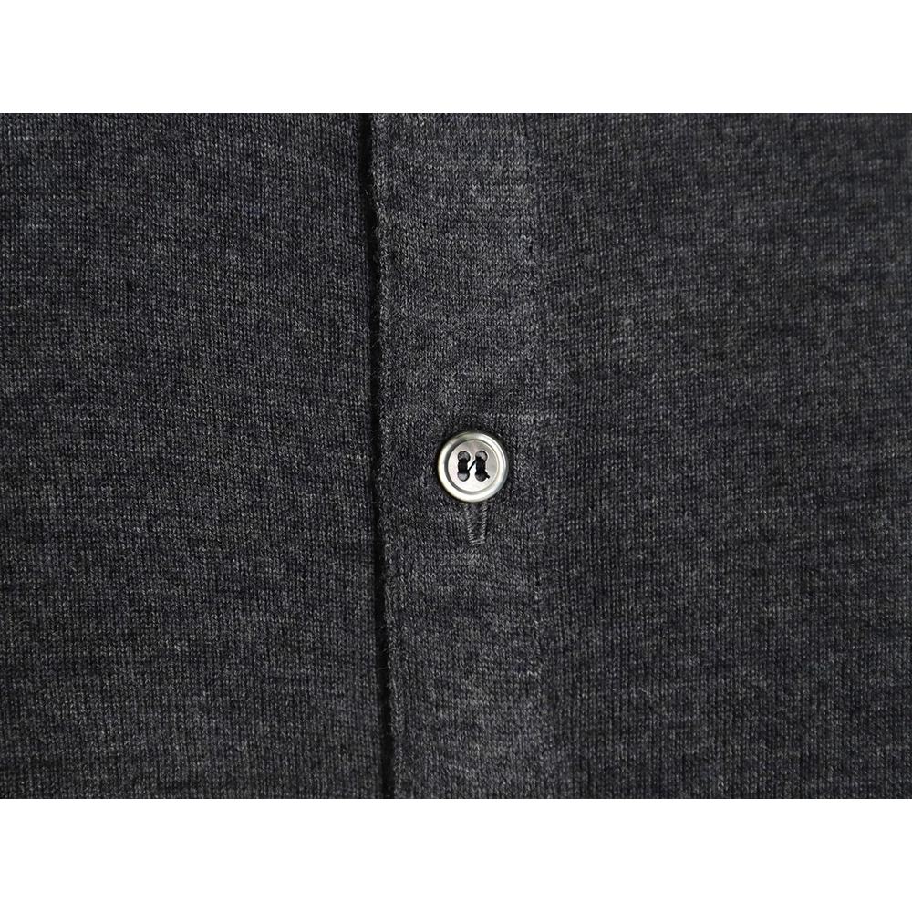 Thom Browne sleeve patch Australian wool collar cardigan TSK2,Thom Browne