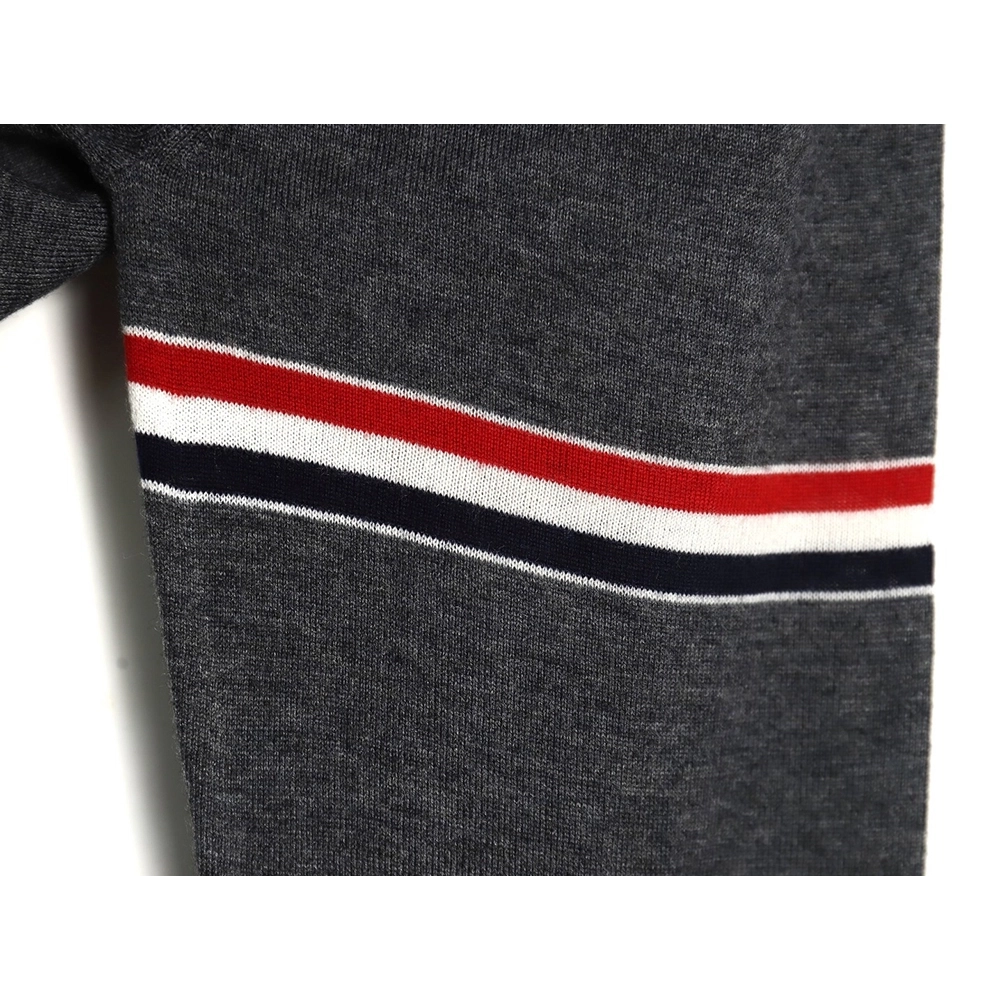 Thom Browne sleeve patch Australian wool collar cardigan TSK2,Thom Browne