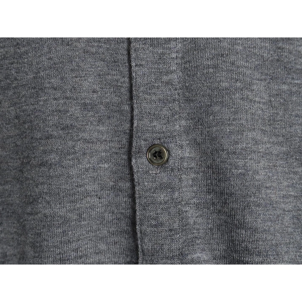 Thom Browne sleeve patch Australian wool collar cardigan TSK3,Thom Browne