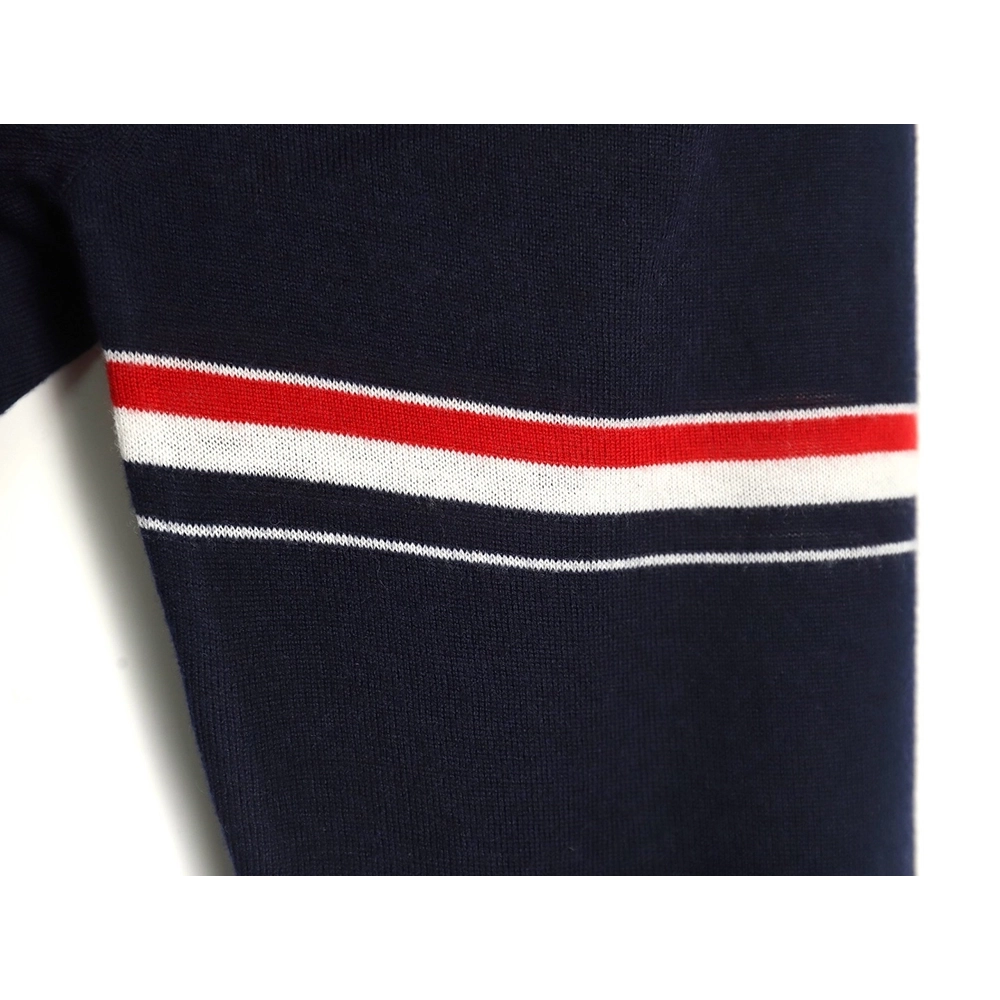 Thom Browne sleeve patch Australian wool collar cardigan TSK4,Thom Browne