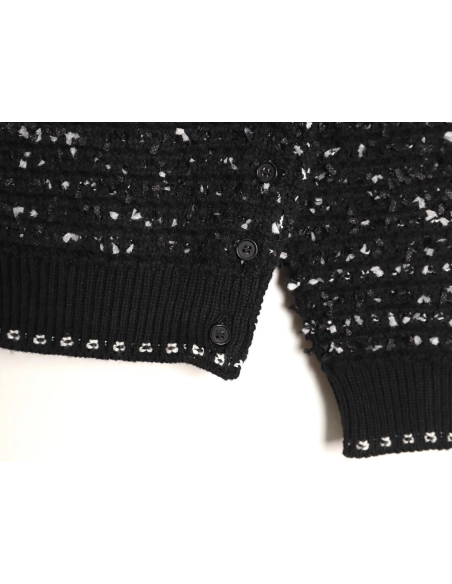 Thom Browne Chanel-Style Tweed Knit Cardigan,Thom Browne