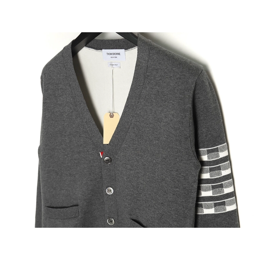 Thom Browne Plaid Dachshund Cardigan,Thom Browne