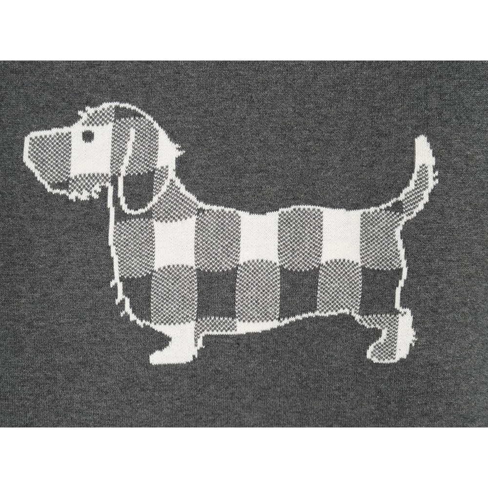 Thom Browne Plaid Dachshund Cardigan,Thom Browne