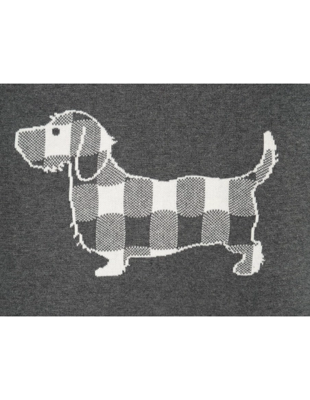 Thom Browne Plaid Dachshund Cardigan,Thom Browne