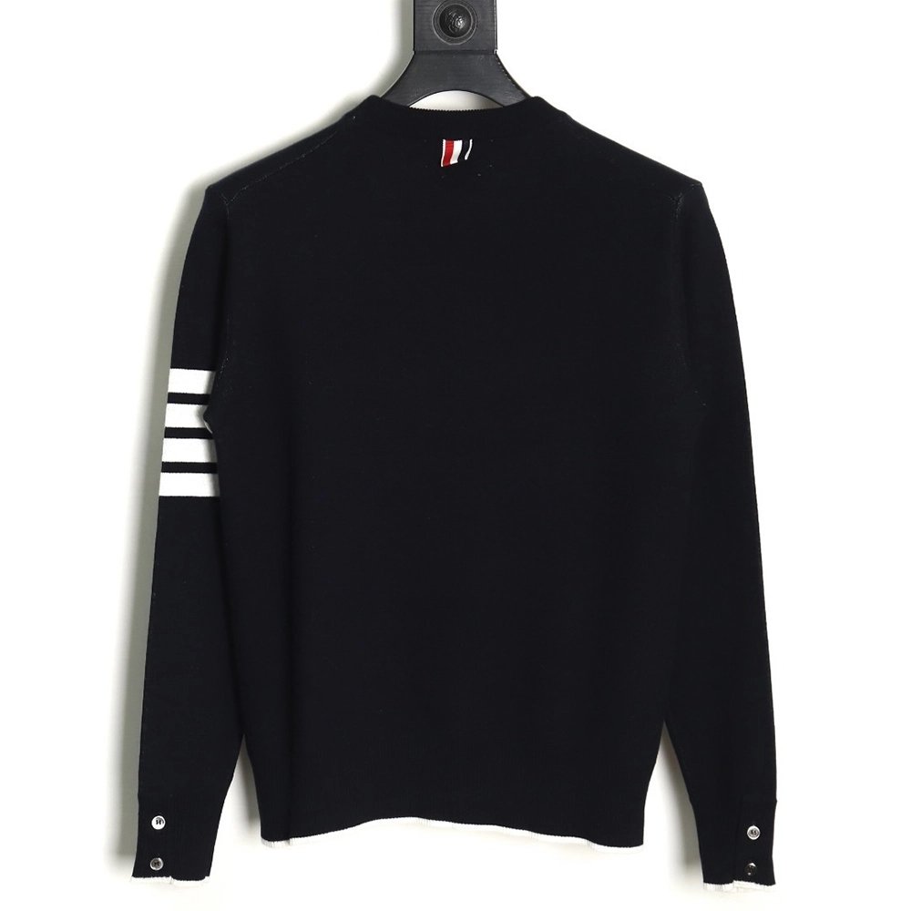 Thom Browne Submarine Jacquard Crewneck Sweater TSK1,Thom Browne