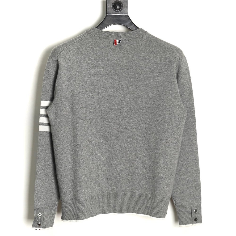 Thom Browne Submarine Jacquard Crewneck Sweater,Thom Browne