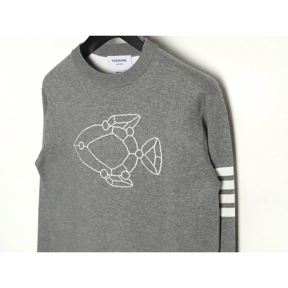Thom Browne Submarine Jacquard Crewneck Sweater,Thom Browne