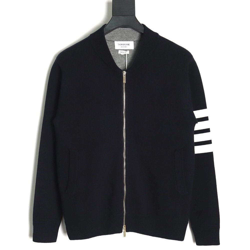 Thom Browne Crab-Zip Baseball Jacket TSK1,Thom Browne