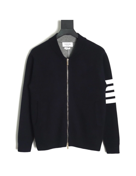 Thom Browne Crab-Zip Baseball Jacket TSK1,Thom Browne