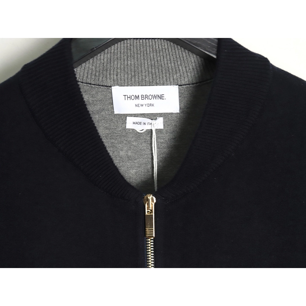 Thom Browne Crab-Zip Baseball Jacket TSK1,Thom Browne