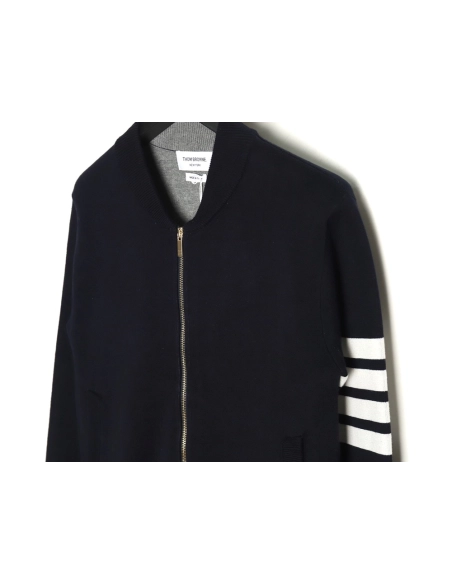 Thom Browne Crab-Zip Baseball Jacket TSK1,Thom Browne