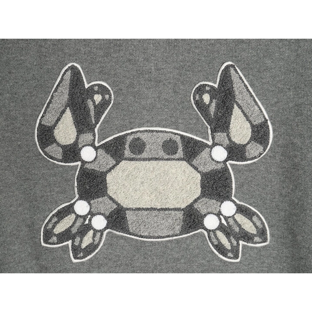 Thom Browne Crab-Zip Baseball Jacket,Thom Browne