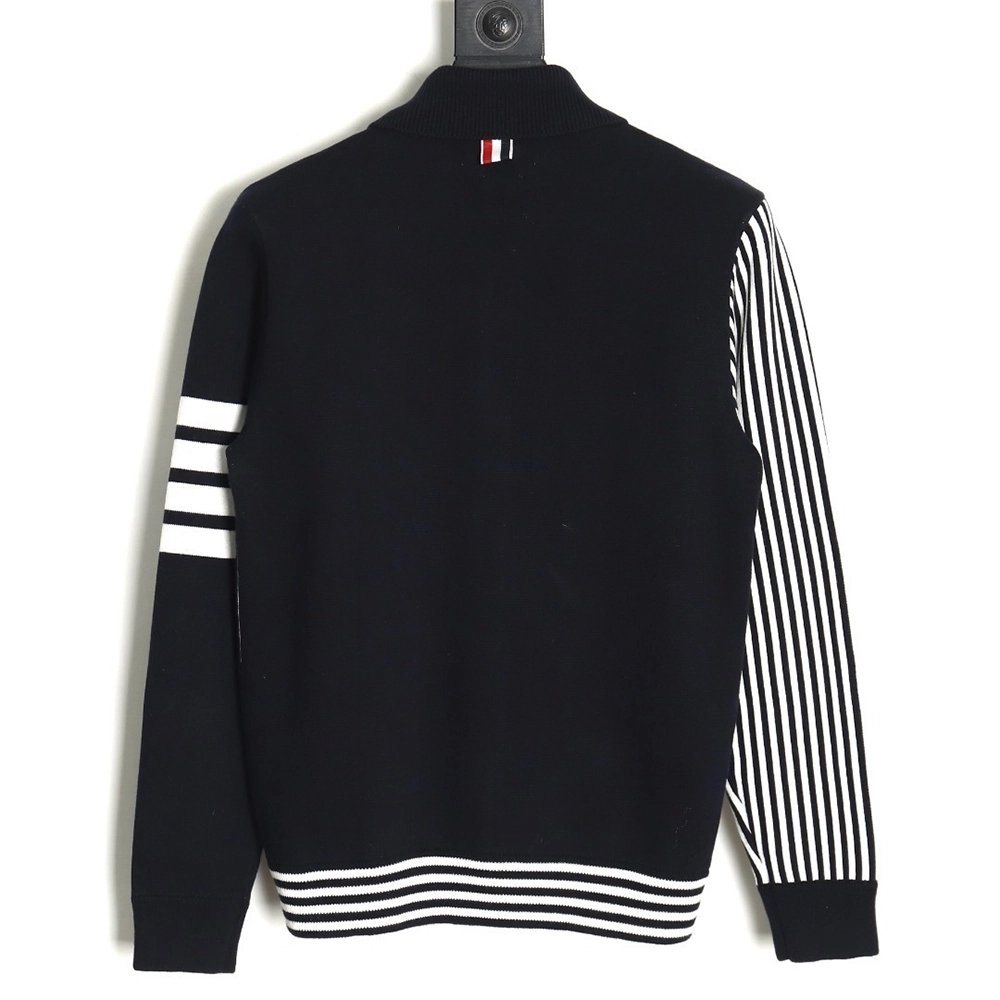 Thom Browne Striped Lapel Jacket TSK1,Thom Browne