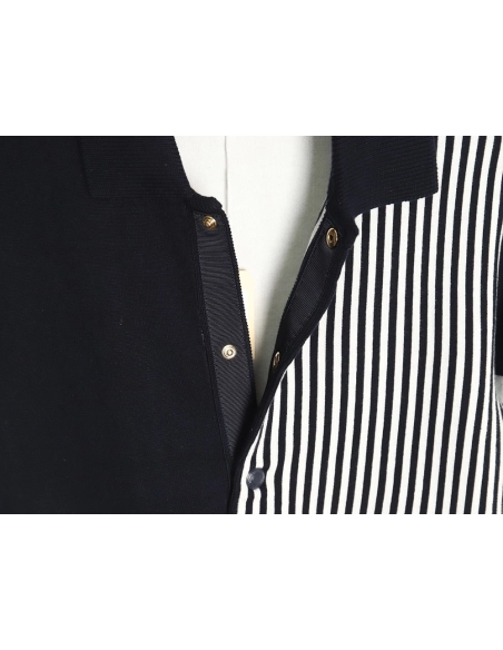 Thom Browne Striped Lapel Jacket TSK1,Thom Browne