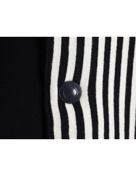 Thom Browne Striped Lapel Jacket TSK1,Thom Browne