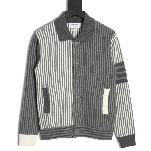 Thom Browne Striped Lapel Jacket,Thom Browne