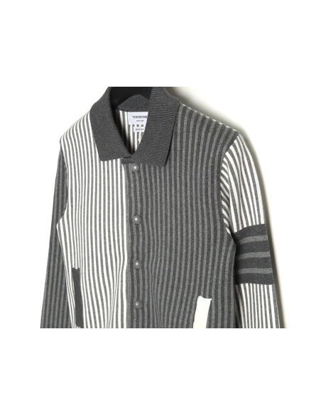 Thom Browne Striped Lapel Jacket,Thom Browne