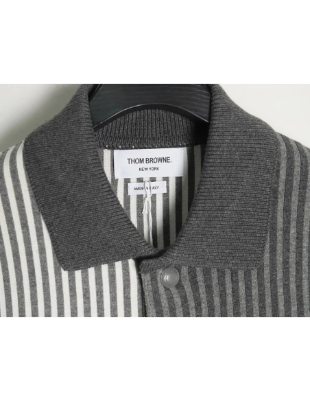 Thom Browne Striped Lapel Jacket,Thom Browne