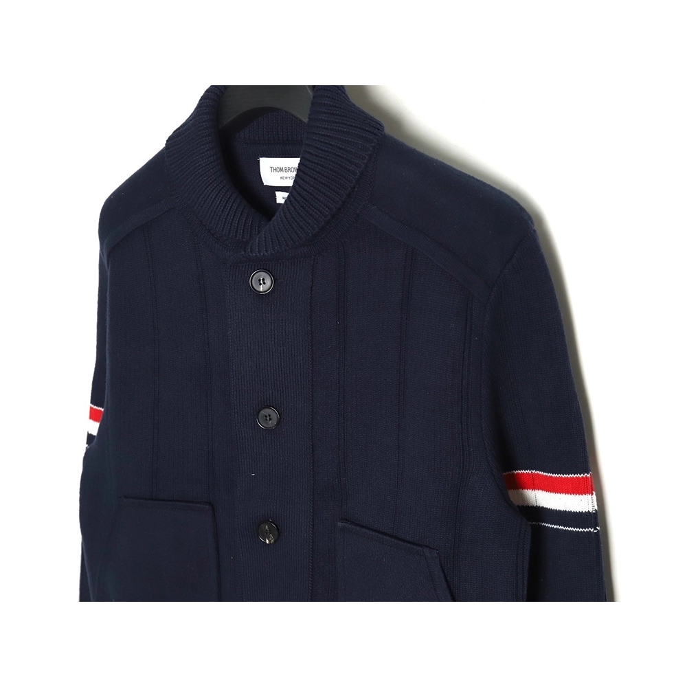 Thom Browne Vertical-Striped Jacket TSK1,Thom Browne