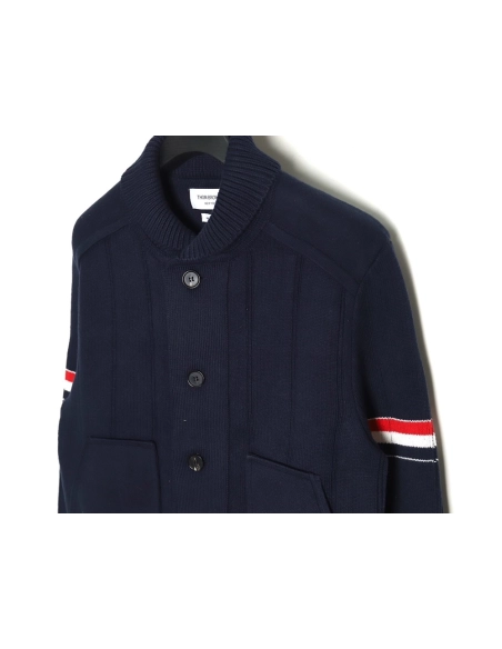 Thom Browne Vertical-Striped Jacket TSK1,Thom Browne