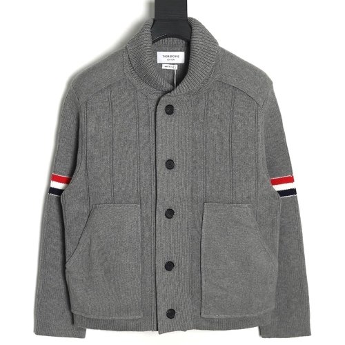 Thom Browne Vertical-Striped Jacket,Thom Browne