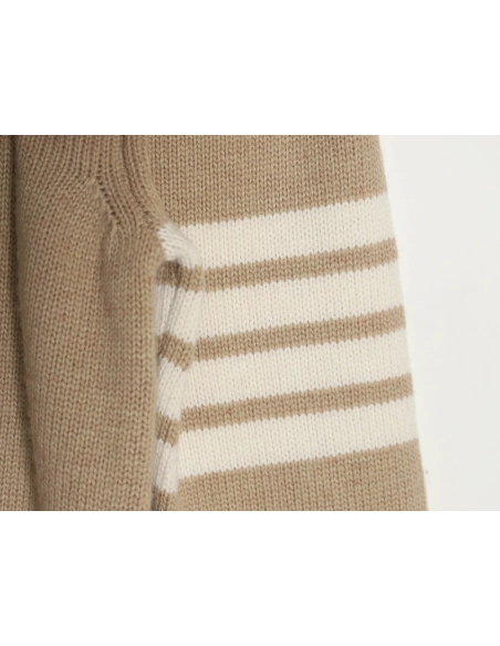 Thom Browne Thick Wool Crewneck Sweater,Thom Browne