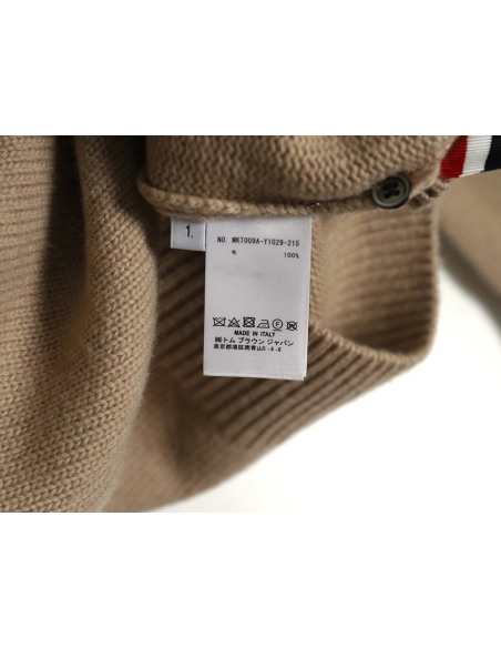 Thom Browne Thick Wool Crewneck Sweater,Thom Browne