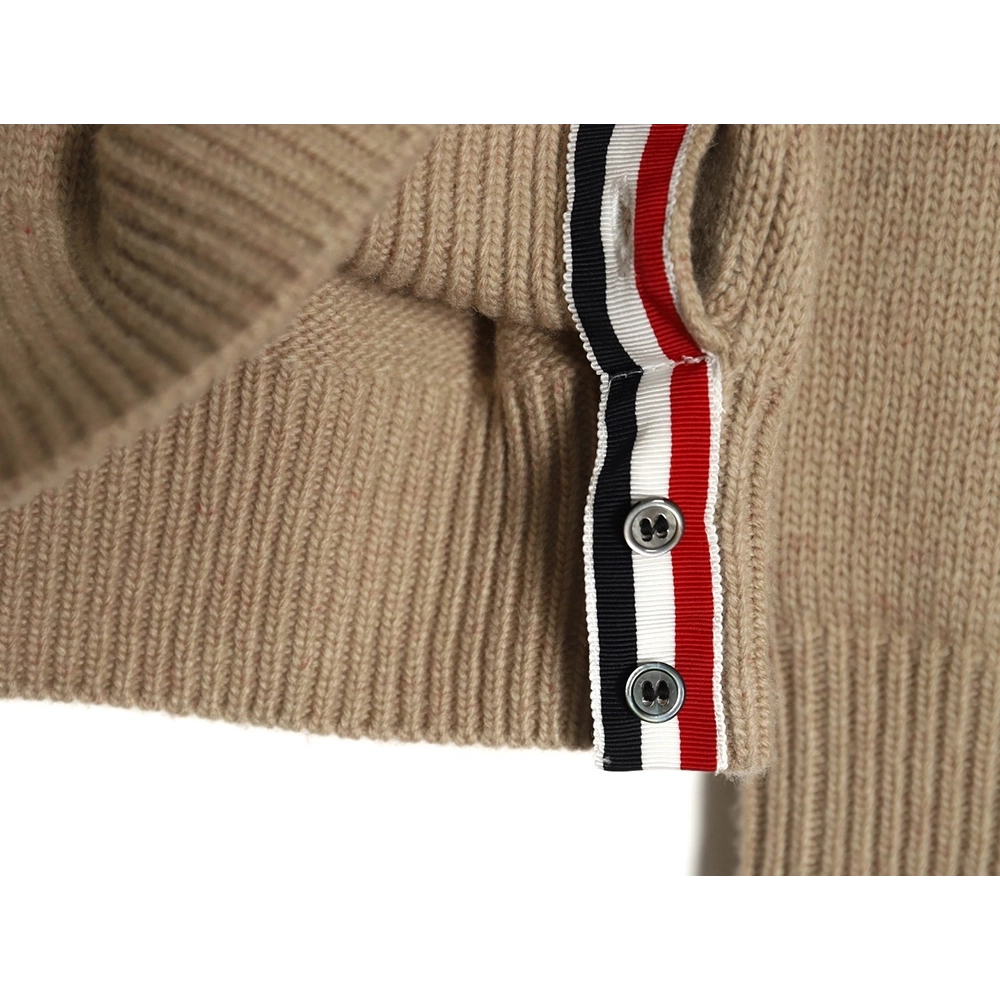 Thom Browne Thick Wool Crewneck Sweater,Thom Browne